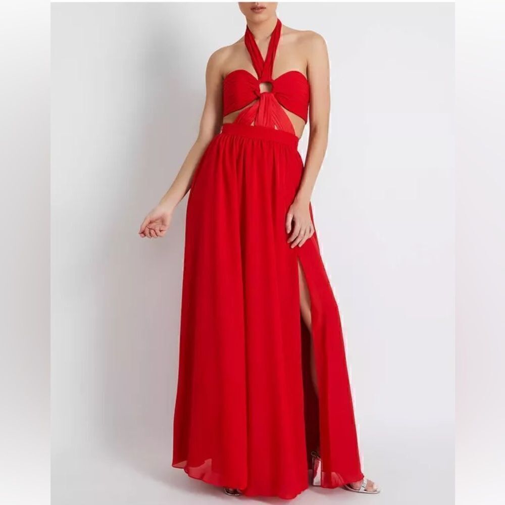 Anthropologie x PatBO
Cut-Out Halterneck Maxi Dress
